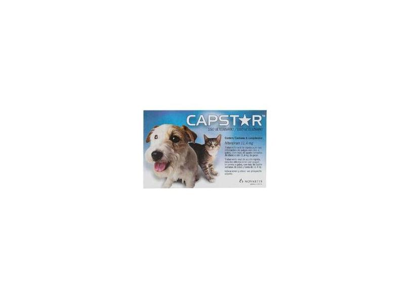 Capstar 11,4 mg - 6 comprimidos com o Melhor Preço é no Zoom
