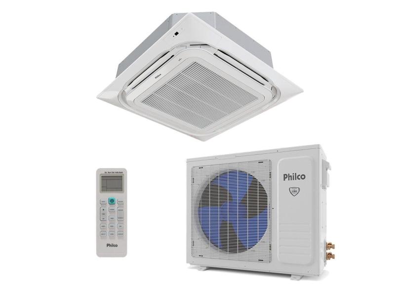 Ar-Condicionado Split Inverter Cassete 24000 BTUs Philco Eco Quente e Frio PAC24000ICQFM16 220V