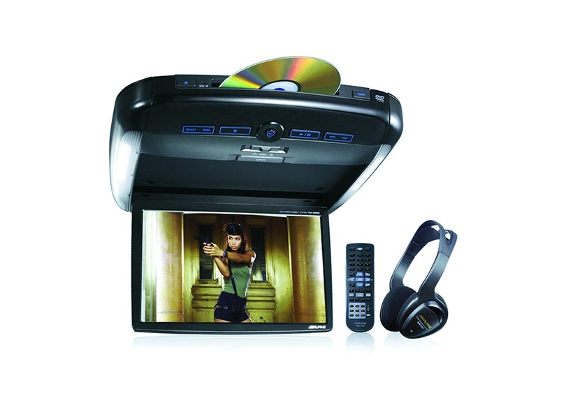 Monitor de DVD Automotivo de Teto Tela 10,2" - Alpine PKG-RSE2