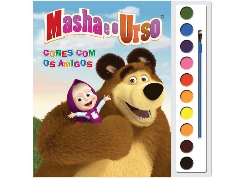 Masha e o Urso: Cores com os Amigos - Ciranda Cultural - 9788538083290
