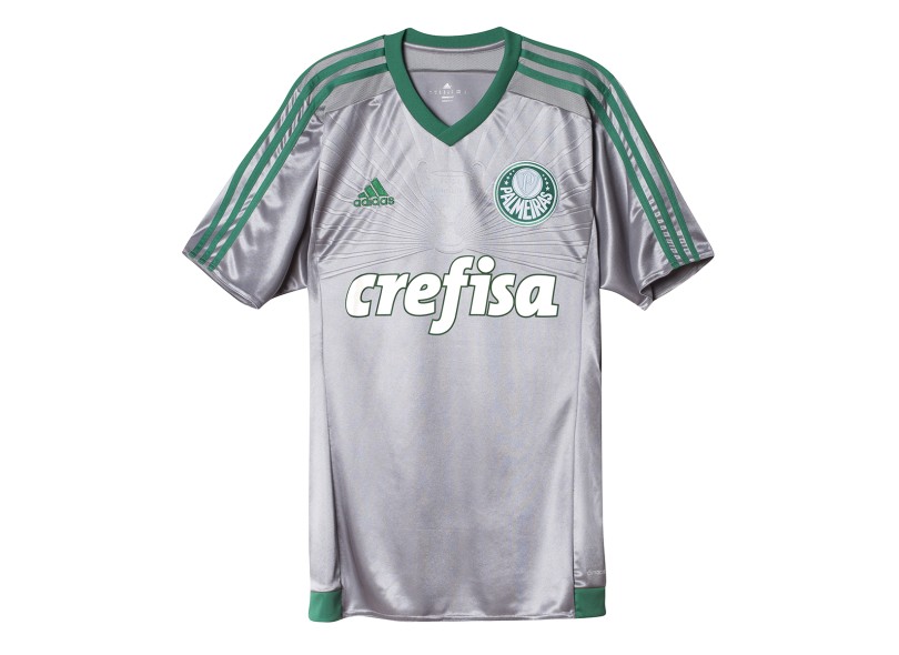 Camisa Torcedor Palmeiras III 2015 com Número Adidas