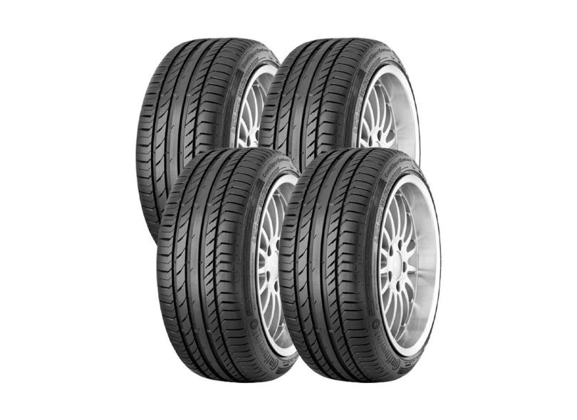 Jogo 4 Pneus Continental Aro 18 ContiSportContact 5 * 255/45R18 99W Run Flat