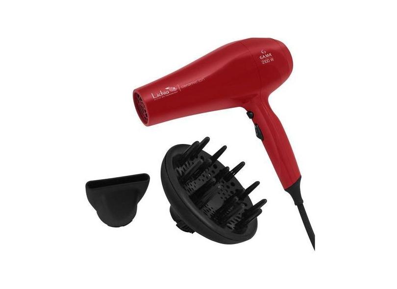 Secador De Cabelo Gama Lichia Ceramic Íon Com Óleo Essencial De Lichia