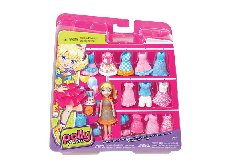 Boneca Polly Festa de Aniversário Mattel