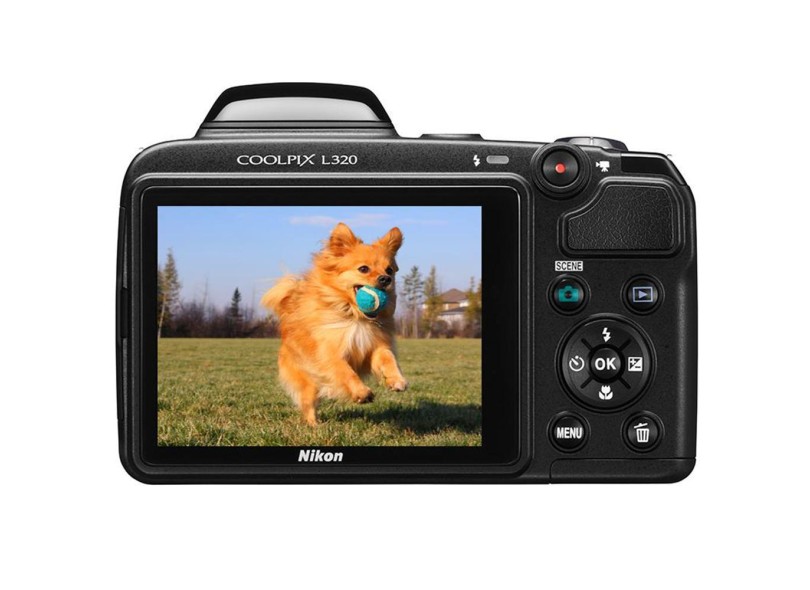 Câmera Digital Semiprofissional Nikon Coolpix 16,1 MP HD L320
