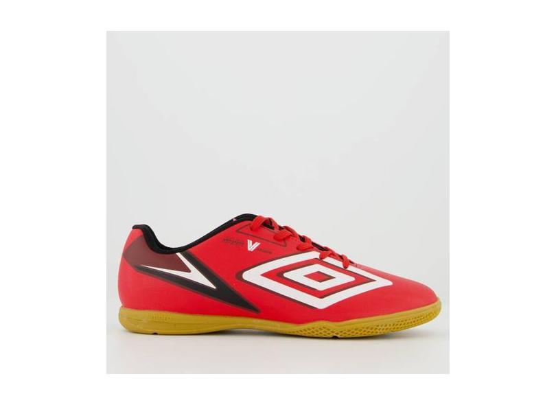 Chuteira Umbro Sala V League Futsal Vermelha