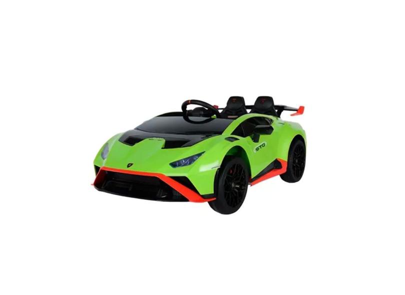 Carrinho Elétrico Infantil Lamborghini Huracan Verde 12v com Controle Remoto Zippy Toys