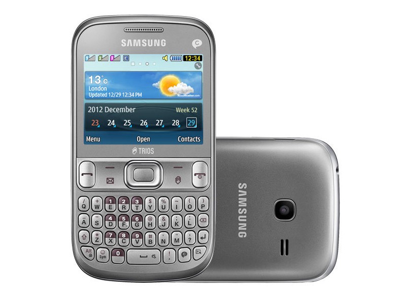 Celular Samsung Ch@t 333 Trios GT-S3333 Câmera 2 MP Desbloqueado 3 Chips