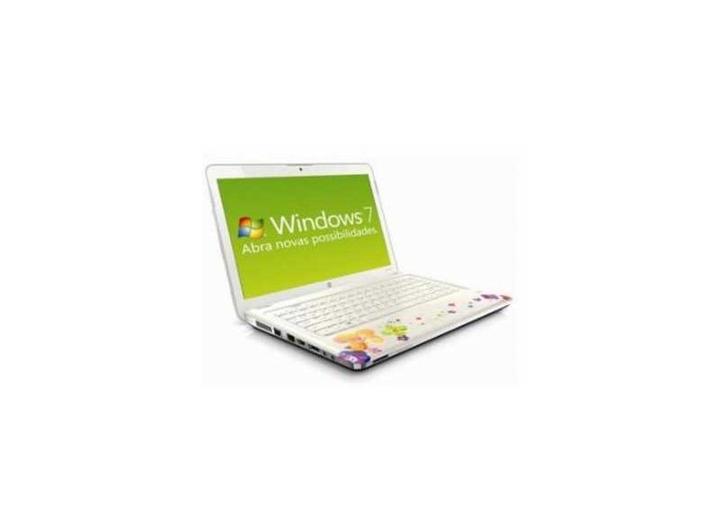 Notebook HP Flower dv5-2231br 2GB 320GB AMD Athlon II Dual Core Windows 7 Home Basic