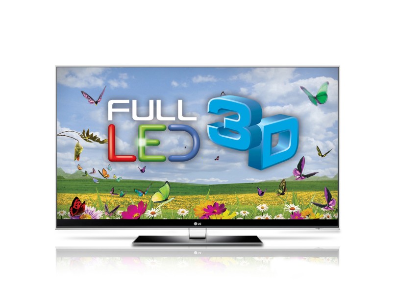 TV LED 47" LG Infinita 3D Full HD 4 HDMI Conversor Digital Integrado 47LX9500