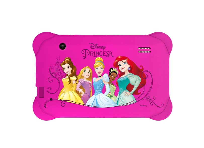 Tablet Multilaser 8.0 GB LCD 7 " Android 4.4 (Kit Kat) Disney Princesas NB239