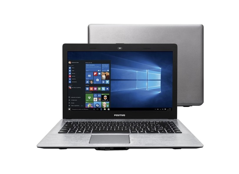 Notebook Positivo Premium Intel Core i3 4005U 4ª Geração 4GB de RAM HD 500 GB 14" Linux XRi 7150