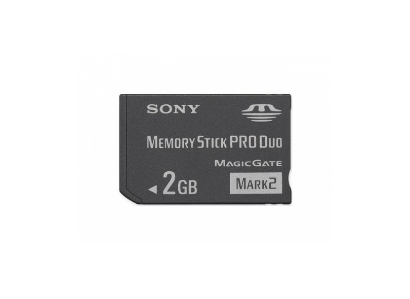 Cartão de Memória Memory Stick PRO Duo Sony 2 GB Mark 2
