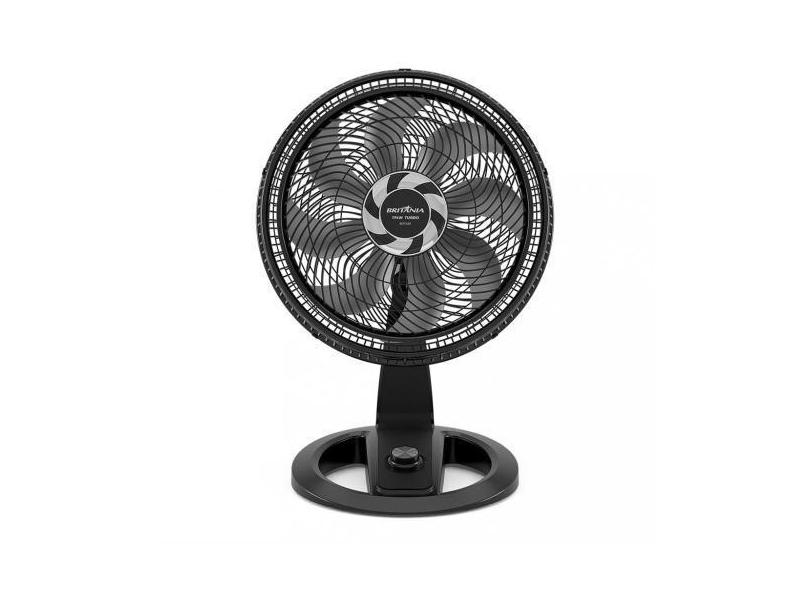 Ventilador de Mesa Britânia 8 Pás 40cm Maxx Force BVT481, Preto, 110V