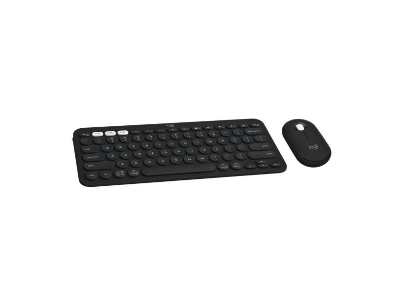 Combinação de teclado e mouse ech Pebble 2 Logi Bolt Black