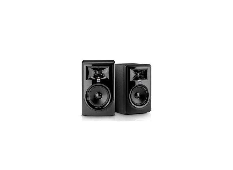 JBL 306P MKII Par de caixas ativas 6" 2vias Studio Monitor Bivolt Preto com o Melhor Preço é no