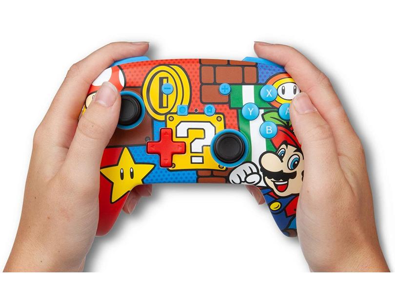 Controle Nintendo Switch sem Fio Mario Pop - Power A