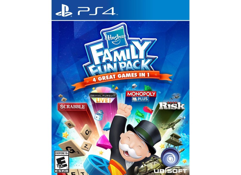 Jogo Hasbro Family Fun Pack PS4 Ubisoft