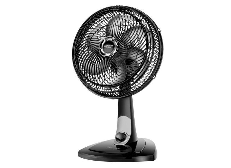 Ventilador de Mesa Mondial Turbo 06 Pás VT-30-NB 110V