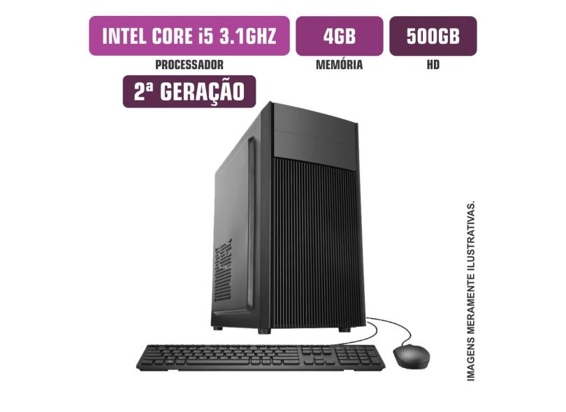 Computador Flex Computer Intel Core I5-2400S 4GB HD 500Gb Com Kit