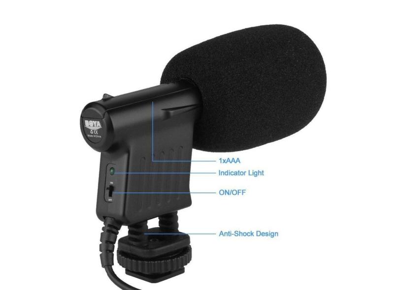 Microfone Profissional Boya By-Vm01