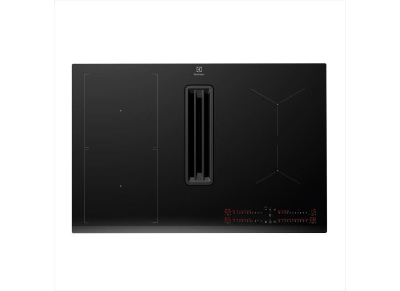 Cooktop Electrolux Expert IE8CH com Coifa integrada 4 Bocas Acendimento Superautomático