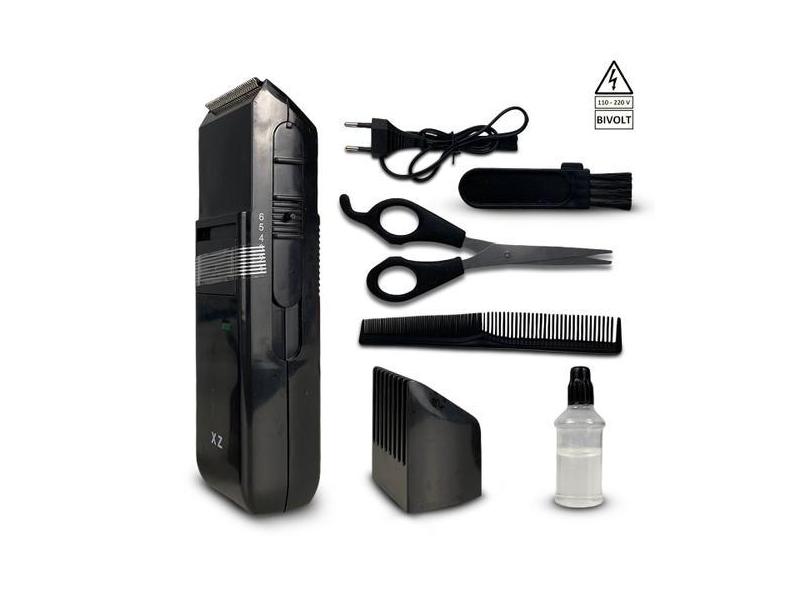 Maquininha De Barbear Acabamento Pezinho Recarregável Bivolt - Dl