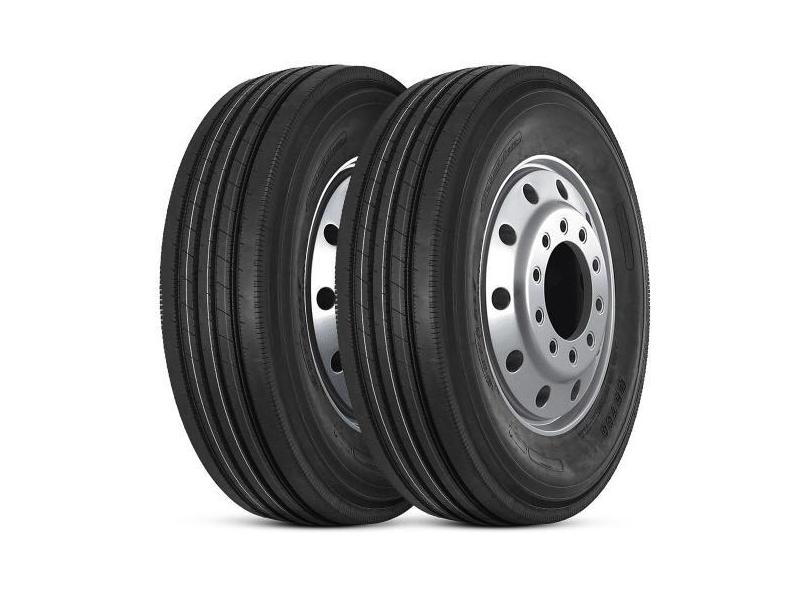 Kit 2 Pneu Durable Aro 22.5 275/80R22.5 16Pr 149/146M Tt Dr766 Liso