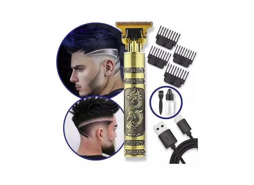 Máquina De Cabelo E Barbeador Dragão Pezinho - Goldenmix