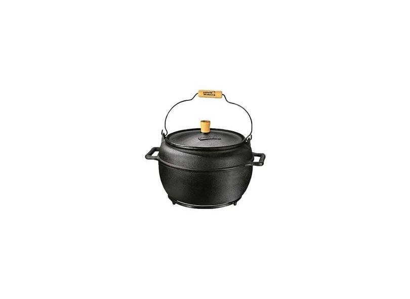 Panela Natular De Ferro Fundido 9,0 Litros Panela Mineira