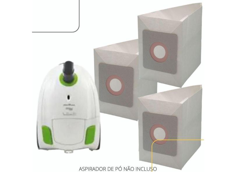 03 Saco P/Aspirador De Pó Britânia Faciclean 1640 Pet 1200W