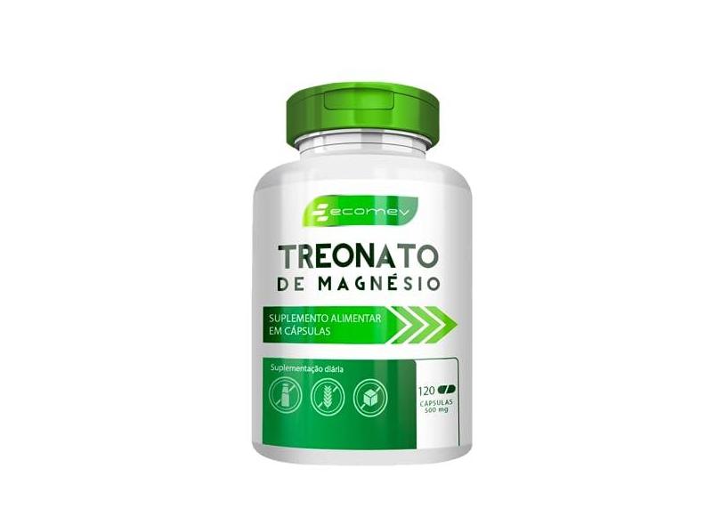 Magnesio L - Treonato 500mg 120 capsulas 100% Puro Ecomev