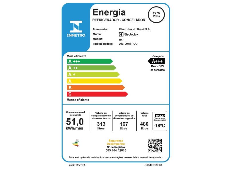 Geladeira Electrolux IM7 Frost Free French Door Inverse 480 Litros