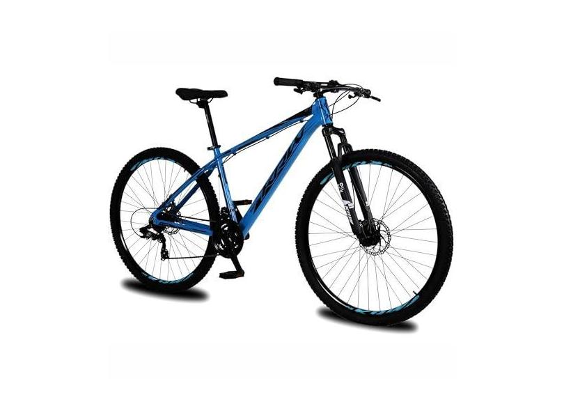 Bicicleta Aro 29 Krw Alumínio 24 Velocidades Freio a Disco Suspensão dianteira Mountain Bike KR1