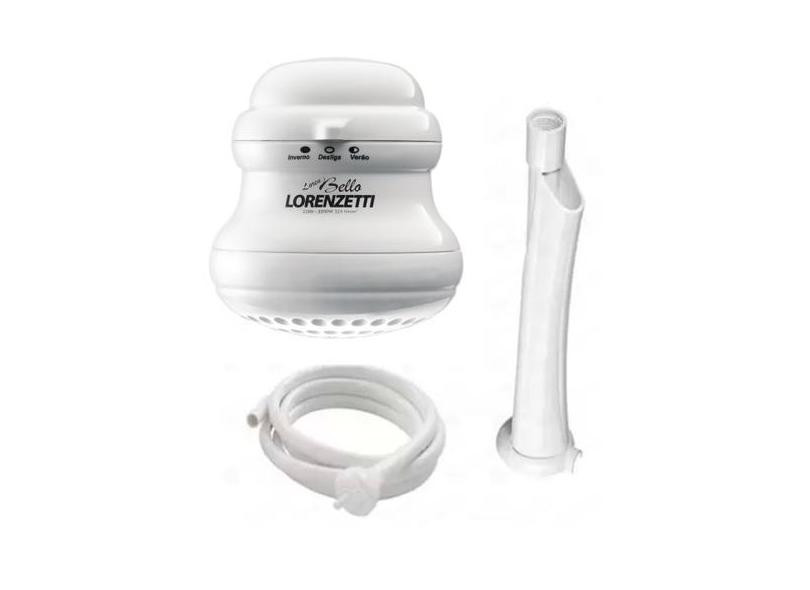 Chuveiro Ducha Lorenzetti Loren Bello Ultra 3 Temperaturas 5500W Branc