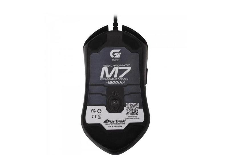 Mouse Óptico Gamer USB Pro M7 - Fortrek