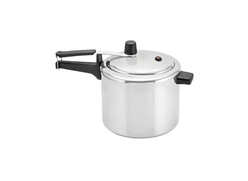 Panela de pressão 4,5 litros polida cozinhar na pressão utilidades Alt