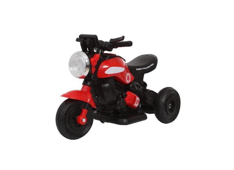 Mini Moto Elétrica Infantil Minha Primeira Moto 6V Vermelha - Bang Toy