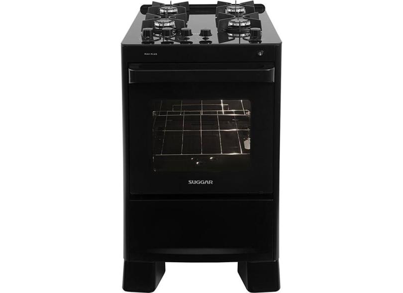Fogão de Piso Max Plus mesa de vidro 4 Queimadores Suggar