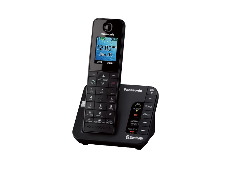 Telefone sem Fio Panasonic Secretaria Eletrônica KX-TGH260