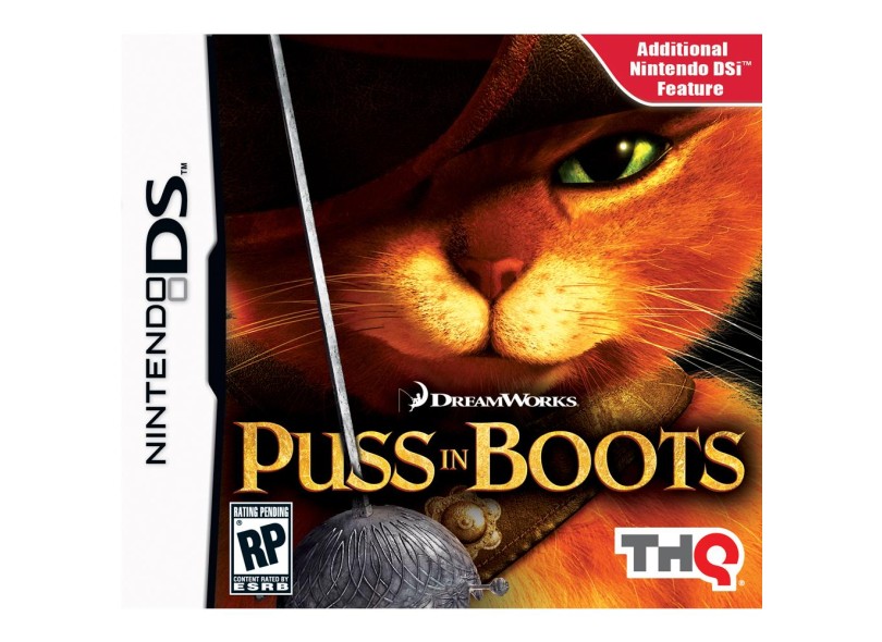 Jogo O Gato de Botas THQ Nintendo DS