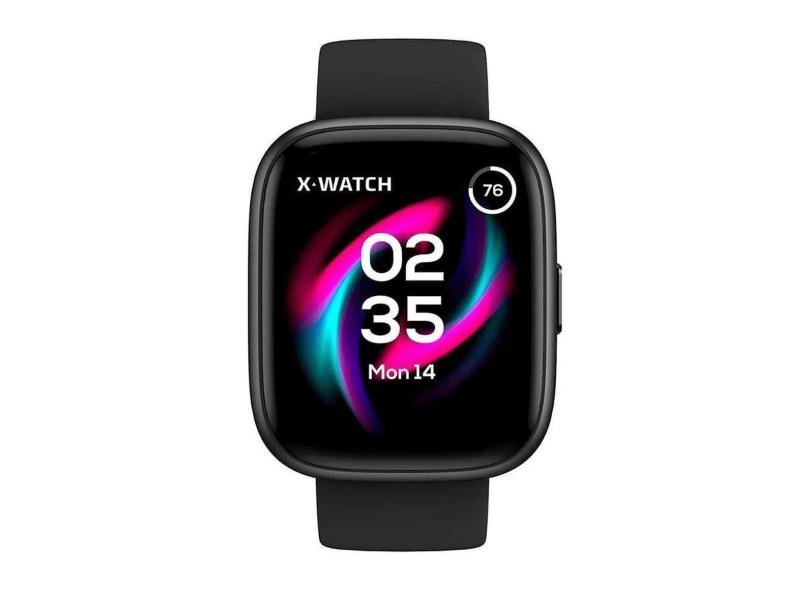 Relogio Smartwatch Unissex Alexa X-Watch XSWUQPI001A - Preto-Unissex