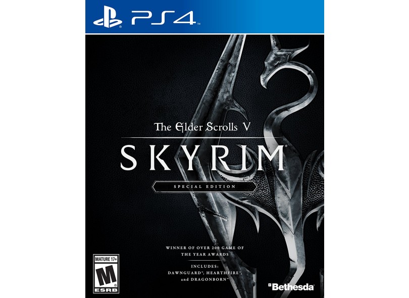 Jogo The Elder Scrolls V Skyrim Special Edition PS4 Bethesda