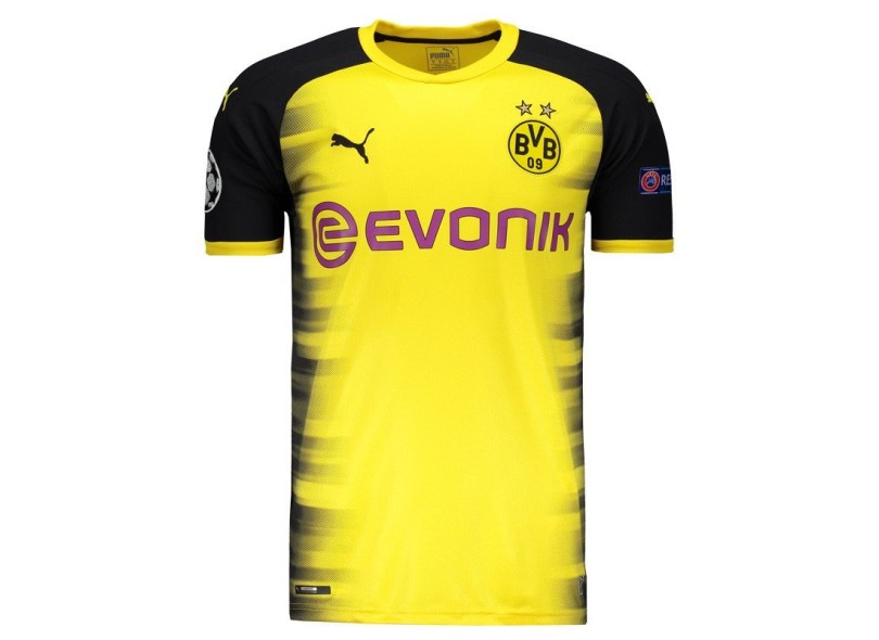 Camisa Torcedor Borussia Dortmund Internacional 2017/18 sem Número Puma
