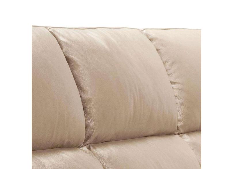 Sofá 3 lugares Couro Nord Minuano Estofados