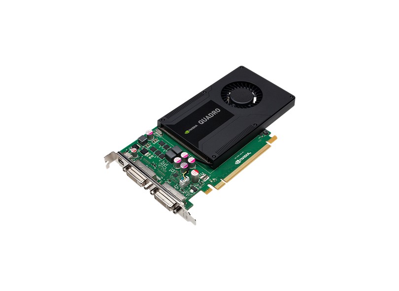Placa de Video NVIDIA Quadro K2000/D 2 GB DDR5 128 Bits PNY VCQK2000D-PB