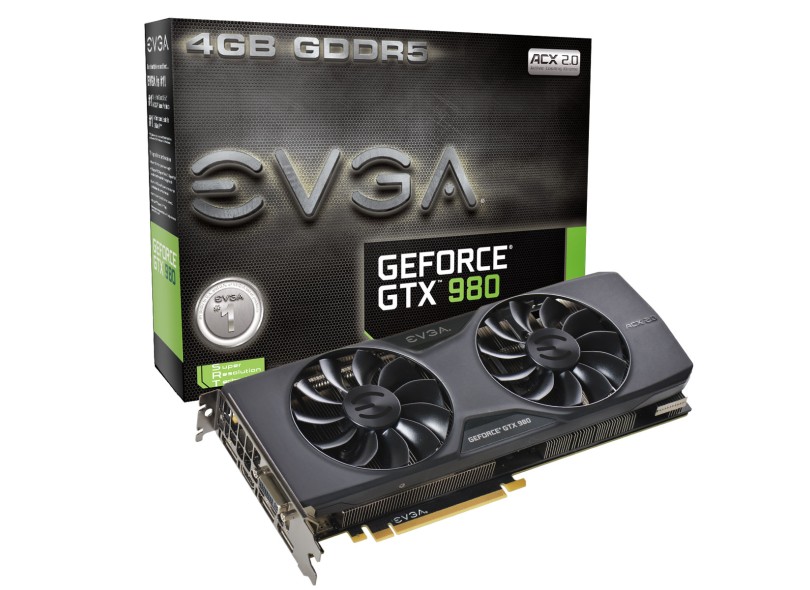 Placa de Video NVIDIA GeForce TX 980 4 GB DDR5 256 Bits EVGA 04G-P4-2981-KR