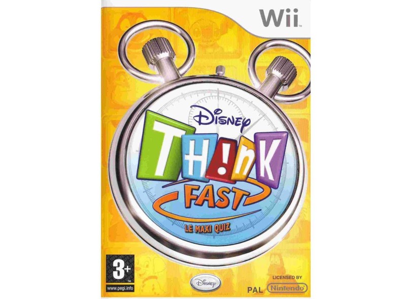 Jogo Disney Think Fast Wii Disney