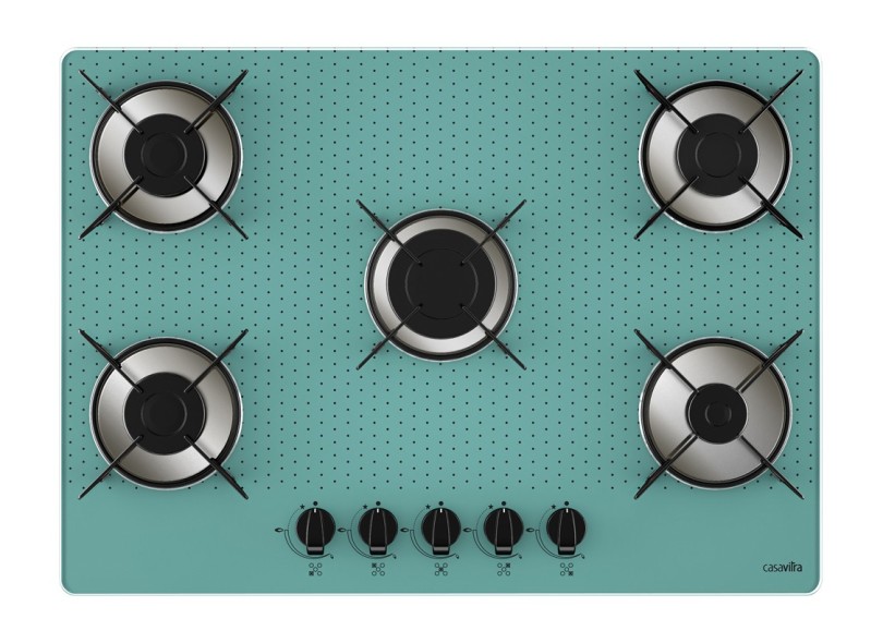 Cooktop Casavitra Excellence 5 Bocas Acendimento Superautomático Rápido 5