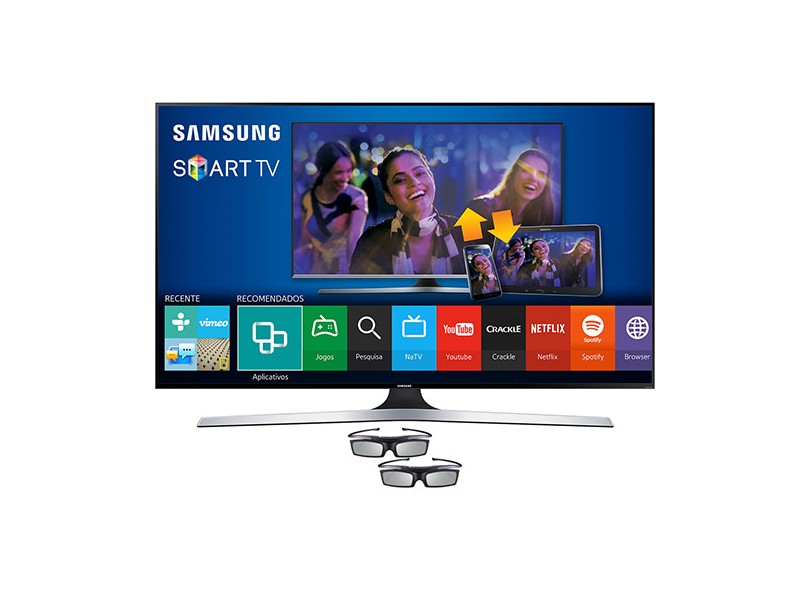 TV LED 40 " Smart TV Samsung 3D Full UN40J6400